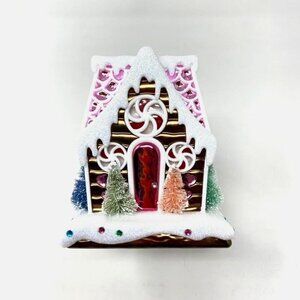 Bath & Body Works Sweets Cottage Holiday Nutcracker Candy Cane Wallflower Plug